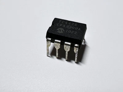 5X TC4426CPA Microchip Dual 1.5A Low Side Inverting MOSFET Driver 4.5V-18V DIP-8 - Image 1 of 3