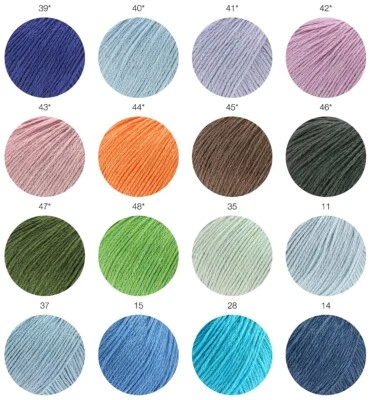 Lana Grossa Alta Moda Cotolana 50g Kettgarn Baumwolle/Merino *FlinkeNadel-Shop* - Bild 1 von 4