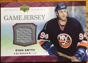 2007-08 Upper Deck UD Game Jersey Ryan Smyth #J-RS Colorado Avalanche - Picture 1 of 2