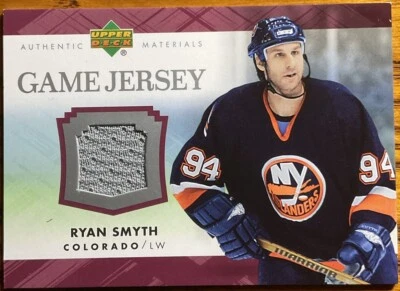 2007-08 Upper Deck UD Game Jersey Ryan Smyth #J-RS Colorado Avalanche - Image 1 of 2