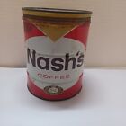 Large Old Vintage 1958 NASH's Coffee TIN 2 POUND St Paul Minnesota