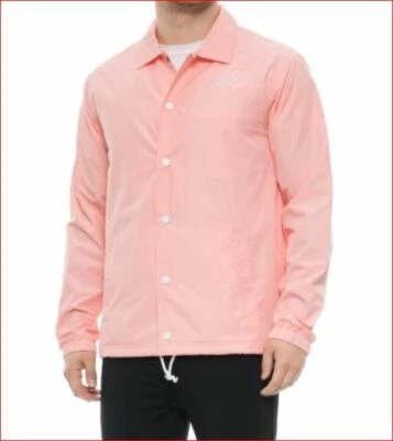 NEW BALANCE jacket coat mens L Large classical coaches MJ81590 pink $145 - Image 1 of 4