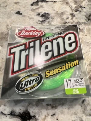Berkley Super Strong Trilene Sensation 17lbs. 330yd. 7.7kg. Color-Solar. - Image 1 of 2