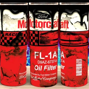 Vaso de filtro lubricante taza sucia en dificultades 20 oz - Imagen 1 de 3