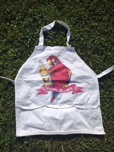 Vintage Corona Puerto Vallarta Apron money bar bq bartender parrot cloth beer - Picture 1 of 10