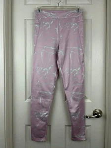 EXTREEM ATHLETIC GEAR - Pink & Gray Marbled Fleeced Work Out Pants size L 14/16 - Picture 1 of 8