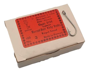 Ganchos para ojales MUSTAD - Ref. 3138 - Nº 3 - Piezas 100 - FG940 - Imagen 1 de 5