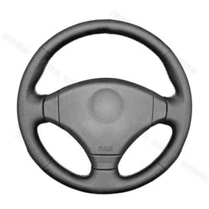 Hand Sew Black Leather Car Steering Wheel Cover for Honda Integra Type R DC2 - Picture 1 of 6