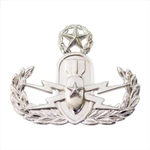 GENUINE U.S. ARMY BADGE: MASTER EXPLOSIVE ORDNANCE DISPOSAL - MIRROR FINISH - Picture 1 of 1