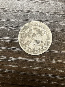 1832 Capped Bust Silver Dime Liberty VG - Picture 1 of 2