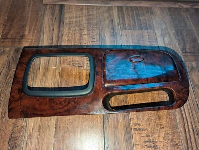 OEM 2002-2005 Hyundai Sonata Madera Grano Portavasos Cambio de Marchas Borde Bisel Cambio Foto 1 de 4