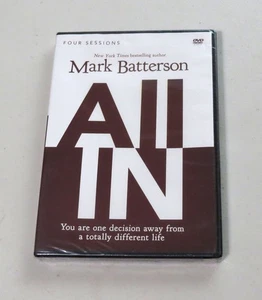 Mark Batterson All In DVD Bible Study Zondervan NEW SEALED - Picture 1 of 4