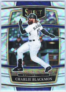 2022 Panini Select #77 Charlie Blackmon Holo Silver Prizm Colorado Rockies - Picture 1 of 2