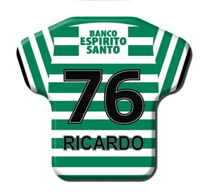 Calamita Simile a T-Shirt Calcio Stagione 2003/2004 Sporting CP 76 Ricardo - Imagen 1 de 9