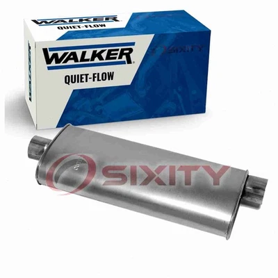 Silenciador de escape Walker de flujo silencioso para 1987-1991 GMC G3500 4,3 L 5,7 L V6 V8 qx Foto 1 de 4