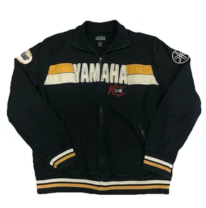 Y2K LUCKY BRAND YAMAHA FULL ZIP SWEATSHIRT TRAININGSJACKE GR. L SPORTLICH H20 - Bild 1 von 5