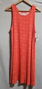 Old Navy Sleeveless Jersey Sundress Women’s Size Large Red NWT - Picture 1 of 5