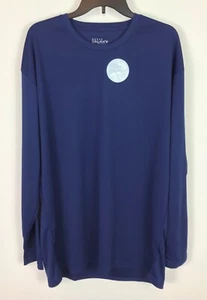 Galaxy by Harvic Shirt Men’s Sz XXL Blue Long Sleeve Active Moisture Wicking NWT - Picture 1 of 4