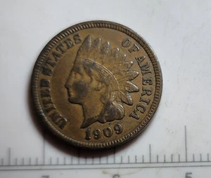 1909 Indian Cent Very Choice BU Partial Diamonds - Picture 1 of 4