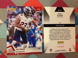 Kyle Fuller #19 Bears MVP 2018 / 2019 Panini Instant Red First Team All-Pro - Bild 1 von 1