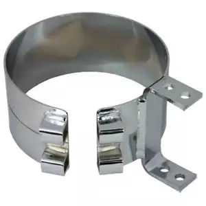 Lincoln Cromo 50-04063 - 6 pulgadas Chapado SS Abrazadera de escape ancha para Kenworth - Imagen 1 de 1
