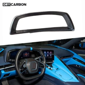 For Chevrolet Corvette C8 Z51 2020+ Carbon Fiber Car Instrument decorative cover - Foto 1 di 5