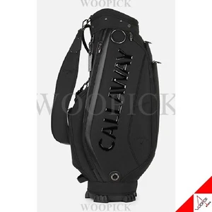 Callaway 2025 SHAVE AI Golf Caddie Bag 8.5inch 5Way PU PE -Black - Picture 1 of 8