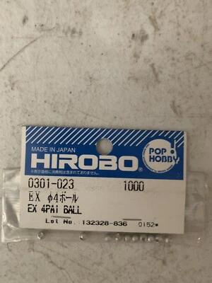 Original Hirobo 0301-023 Kugel 4mm EX Ø4mm Ball XRB SRB - Image 1 of 3