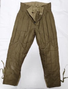 USSR Soviet Telogreika Vatnik Fufaika Winter Military Pants Army Trousers, Size3 - Picture 1 of 8