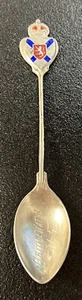 Cucchiaio souvenir 4"" Amherst Canada argento sterling 925 - Foto 1 di 5