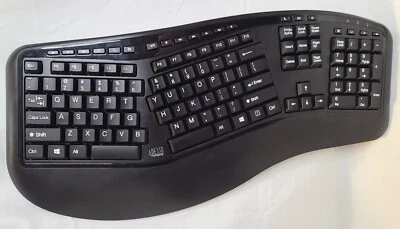 Adesso WKB-1500GB Wireless Ergonomic Keyboard | No Receiver  - Image 1 of 2
