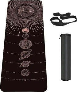 Non Slip Yoga Mat TPE Workout Mat for Men Women, Thick Workout Mat with Carrying - Picture 1 of 12