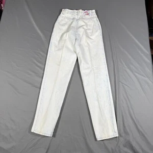 Chic Jeans Girls 14 Blue Denim Pleat Acid Wash Worlds Best Fit High Rise Skinny - Picture 1 of 14