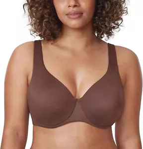 Women's Plus Size Bras Minimizer Underwire Full Coverage Unlined - Picture 1 of 2