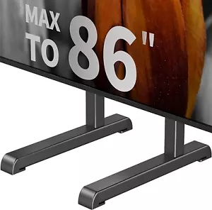 Universal Table Top TV Stand Base for Most 24 to 86 Inch LCD LED Tvs, 7 Heigh... - Picture 1 of 7
