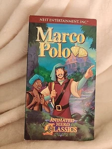 Marco Polo Nest Entertainment Animated Hero Classics VHS Vintage 1997 - Picture 1 of 3