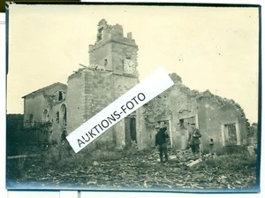 💥FOTO 1.WELTKRIEG Saint Baussant KIRCHE ZERSTÖRT SOLDATEN 1915 TOUL TOULOIS  - Bild 1 von 4
