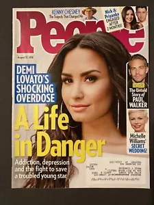 PEOPLE WEEKLY MAGAZINE AUG 13, 2018 DEMI LOVATO PAUL WALKER FAST & THE FURIOUS - Picture 1 of 1