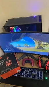 Cyberpower PC gaming Bundle (Includes Monitor & More) - Picture 1 of 11