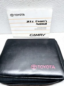 2004 TOYOTA CAMRY OWNER'S INSTRUCTION MANUAL INFORMATION GUIDE FACTORY  W/CASE  - Bild 1 von 24