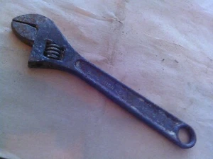 Utica 8" Adjustable Wrench 90-8 Made In USA - Picture 1 of 2