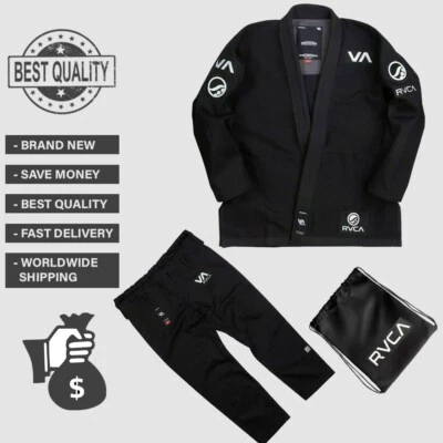 New Shoyoroll RVCA BJJ Gi Best Selling Black Jiu Jitsu Suit Batch# 60 With Bag