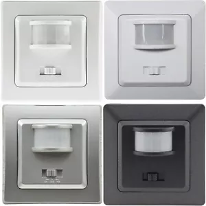Unterputz Bewegungsmelder 2-Draht 160° Infrarot PIR UP 250V~ LED geeignet - Bild 1 von 17