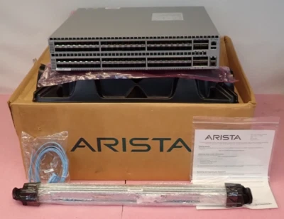 NEW Arista DCS-7050SX-128-R 96x 1/10GE SFP+ + 8x 40GE QSFP+ Port 2U Switch 2xPSU - Image 1 of 4