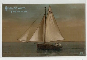 Bateaux - Bateau À Voile " Kings Of Blanc " Vintage - Bild 1 von 2