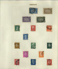 Germany Album Page Of Stamps #V33734