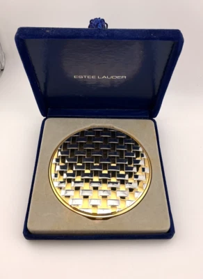 Estee Lauder Translucent Face Powder Honey Glow Vintage New Original Box Velvet - Image 1 of 4