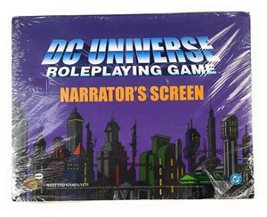DC Universe Roleplaying Game Narrator's Screen West End Games 52002 Sealed NOS  - Picture 1 of 4