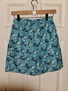 Beach Bros Boys SZ 14 Swim Trunks Shorts Quick Dry Tropical Birds Beach Pool - Picture 1 of 4