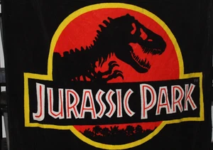 Jurassic Park Universal Tag Fleece Blanket Movie 43” X 60” Surreal Entertainment - Picture 1 of 4